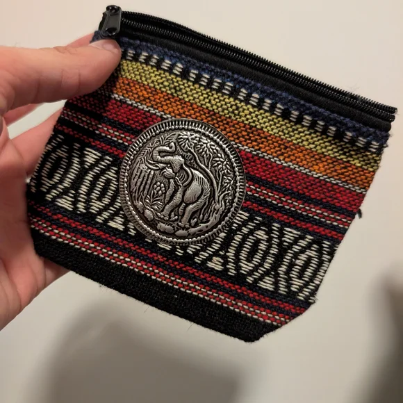 Colorful Elephant Coin Pouch - Picture 1 of 2